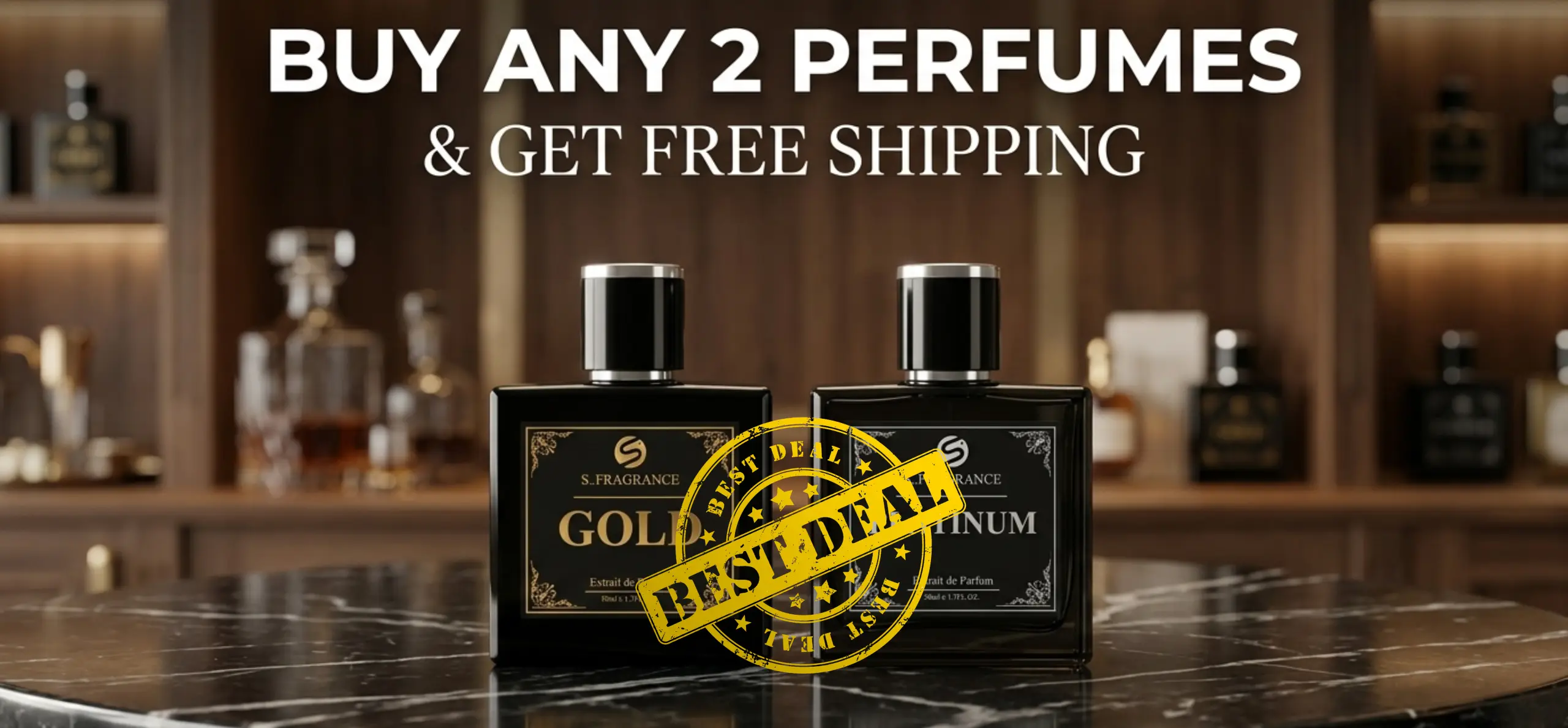 Buy any 2 perfumes to Get Free Shipping