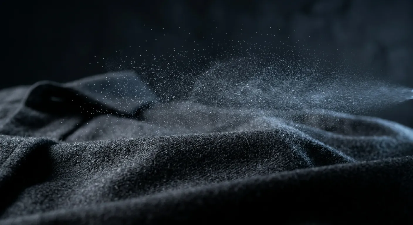 Perfume Applied on Fabric Texture Moody Studio Lighting No Scent Evolution