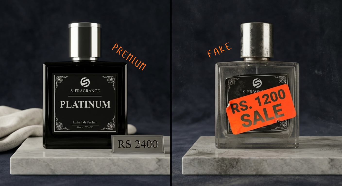 Premium vs Fake perfume