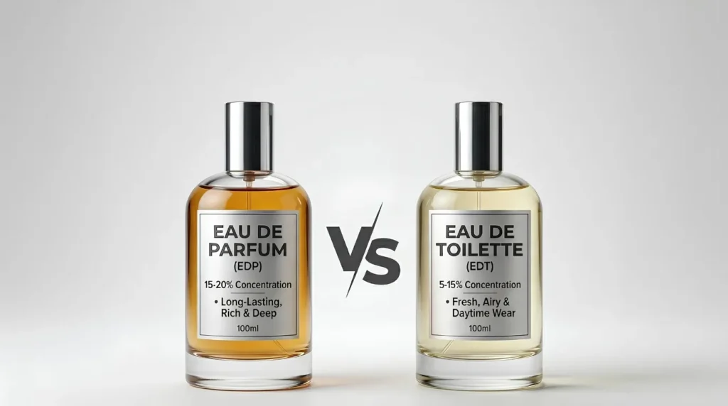 Eau de Parfum vs Eau de Toilette